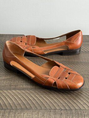 Pesaro Brown Women's Loafers Flat Shoes Size 10M
